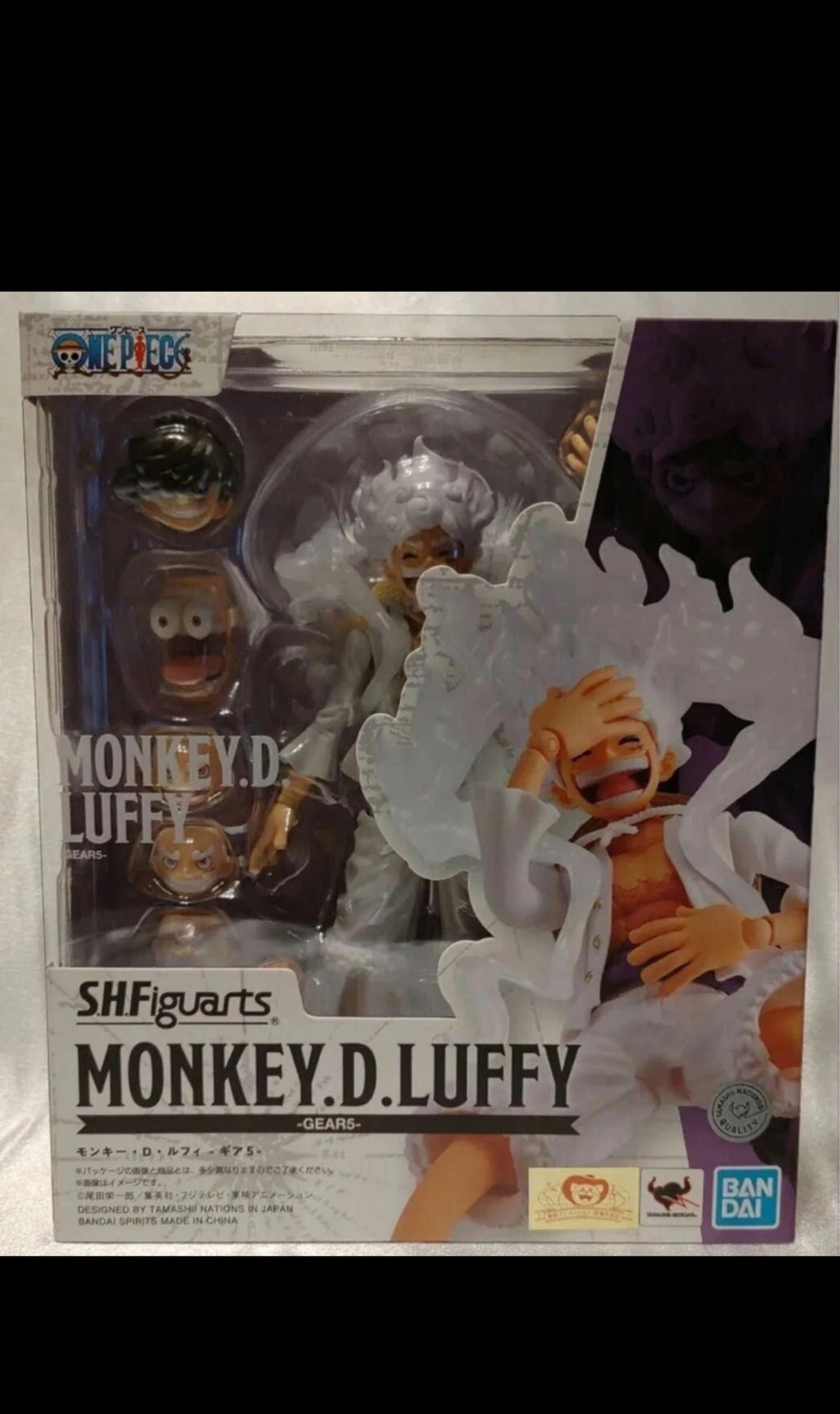 BANDAI S.H. Figuarts Monkey D. Luffy Gear 5 One Piece Action Figure