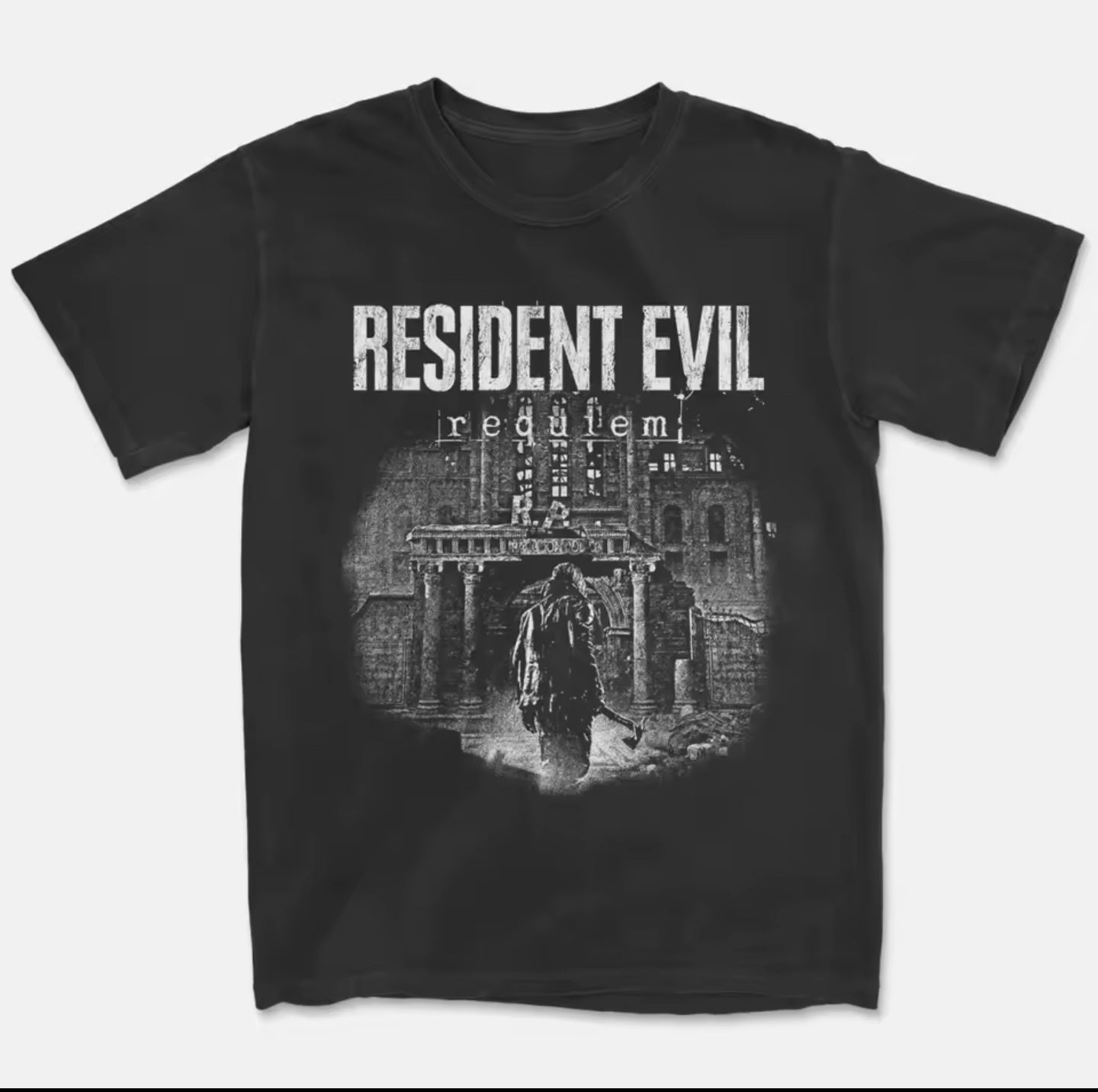 Resident Evil 9 Graphic 100%Cotton unisex Shirt Clothing Men Short Sleeve Y2k Fashion O-Neck Oversized Horror Streetwear T-Shirt