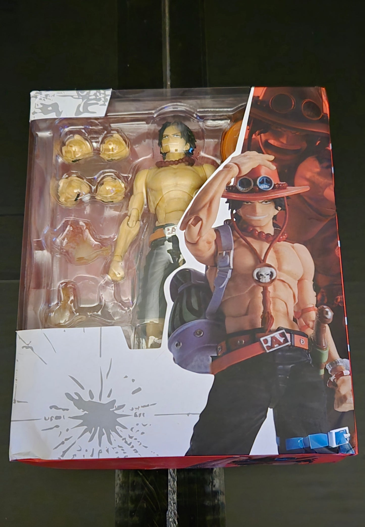 Bandai One Piece SHFiguarts Portgas D Ace Fire Fist Action Figure NEW